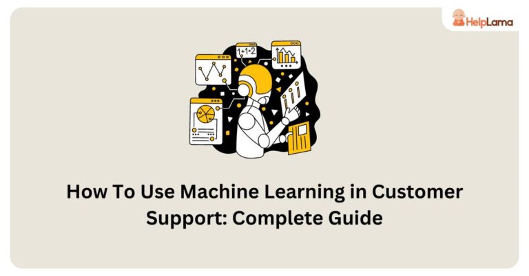 Machine Learning in Customer Support