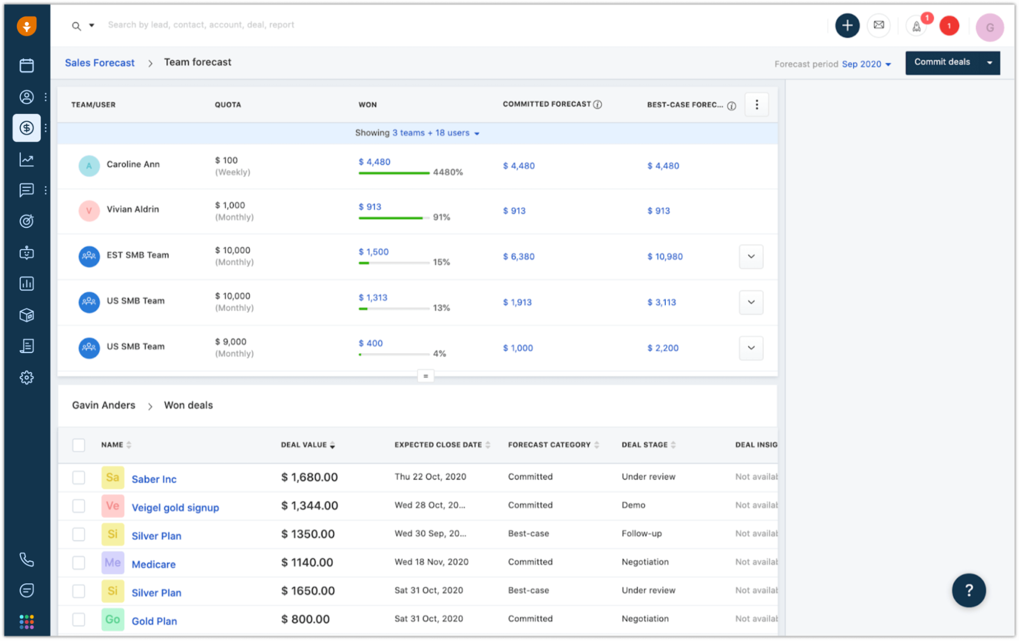 Freshsales, Kapture alternatives