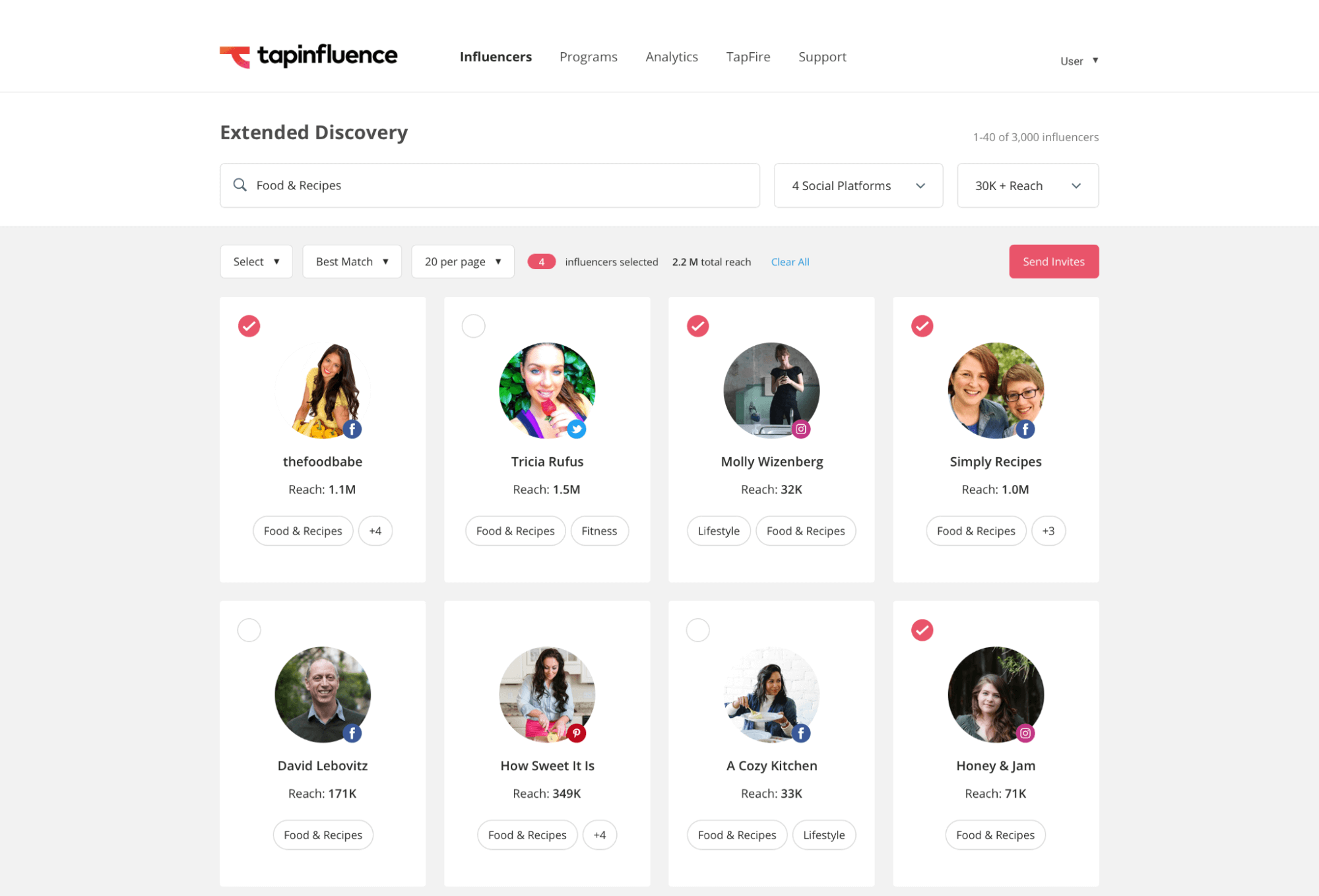Tapfluence software
