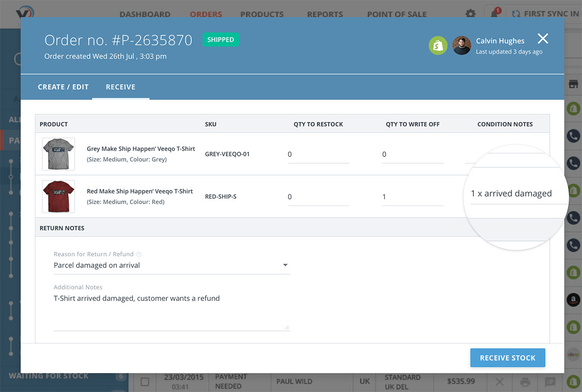 Veeqo software