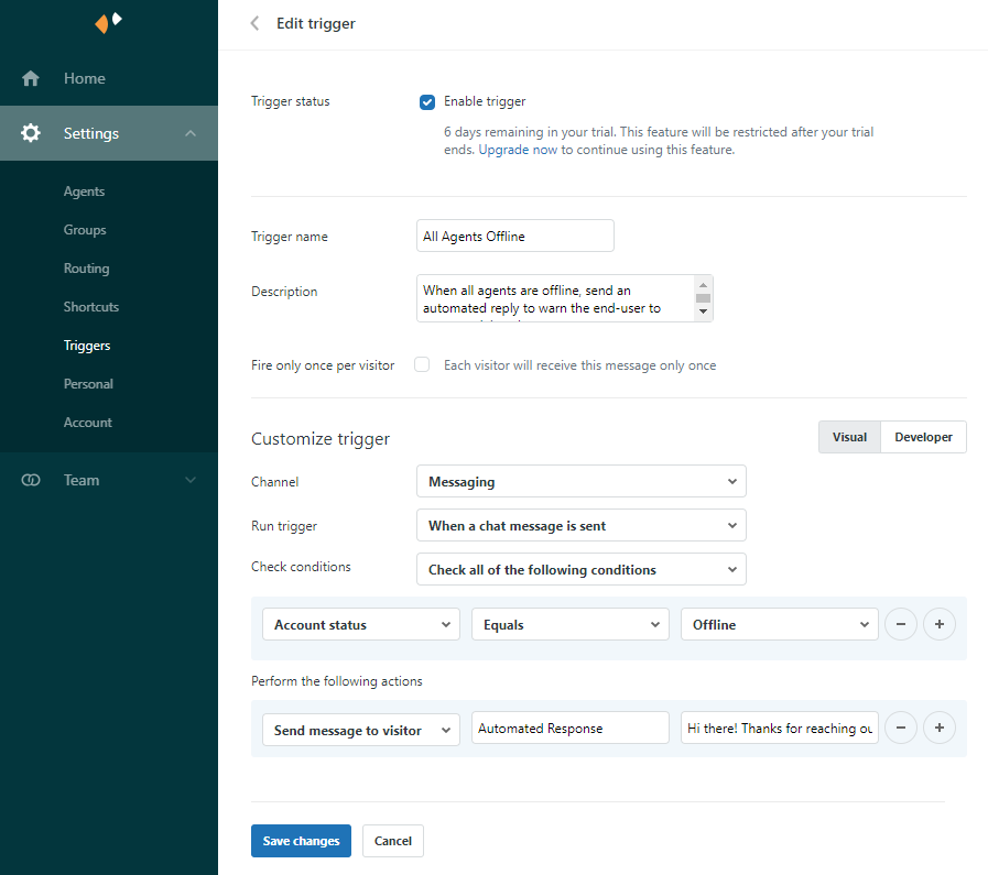Zendesk-auto-responses