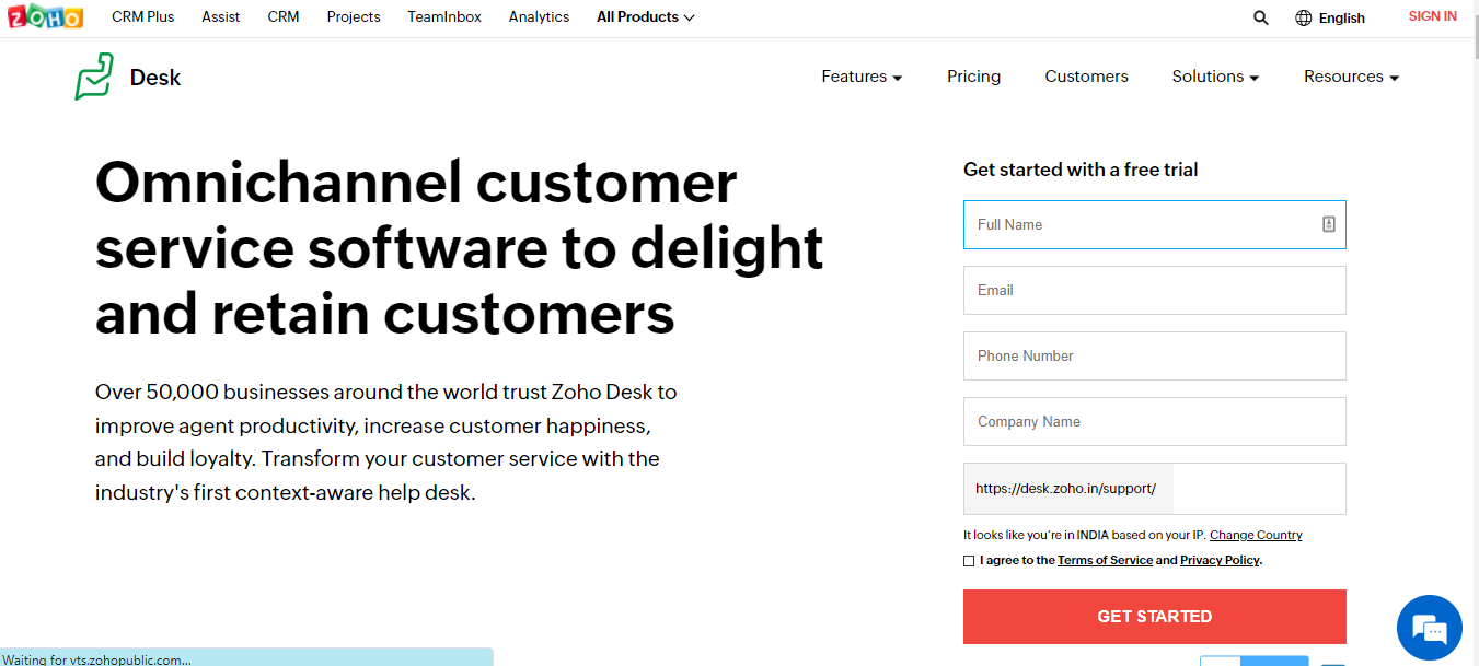 Zoho Desk