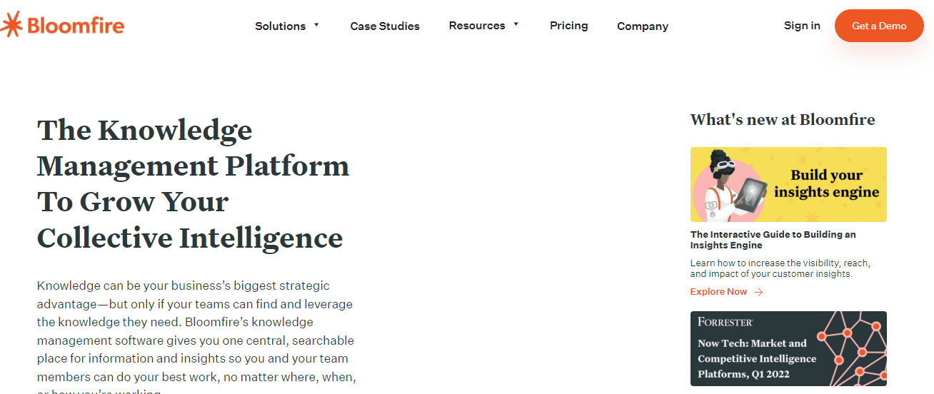 bloomfire knowledge base