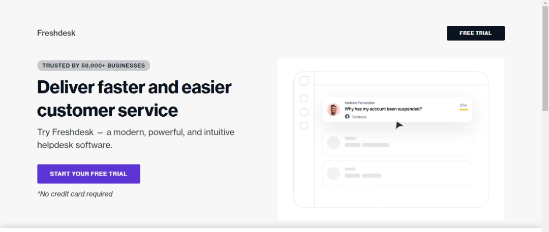 Freshdesk - Helpmonk Competitor 