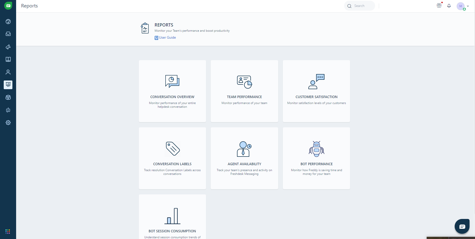 frshdesk-live-chat-reports