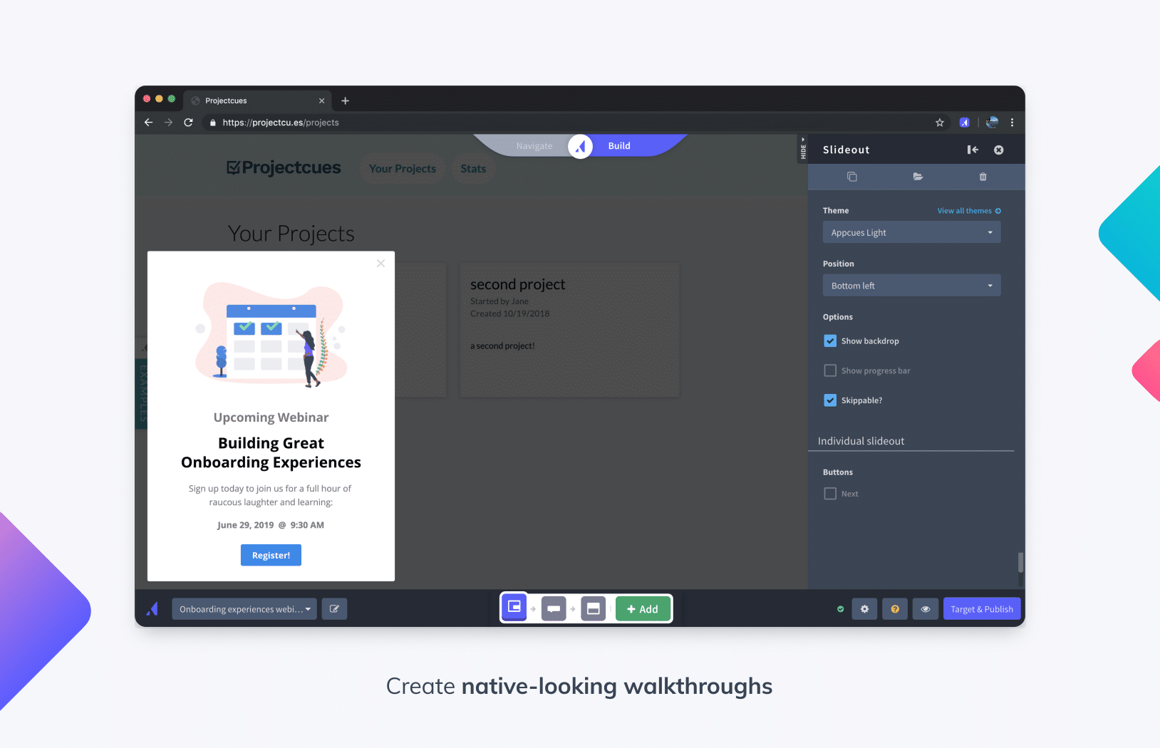 Appcues software