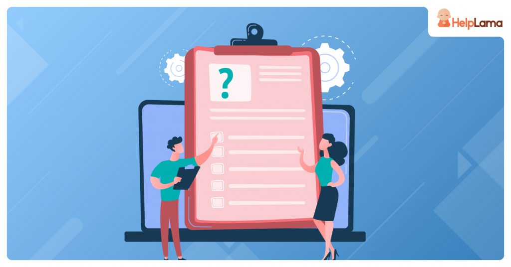 Quizzes for customer interaction