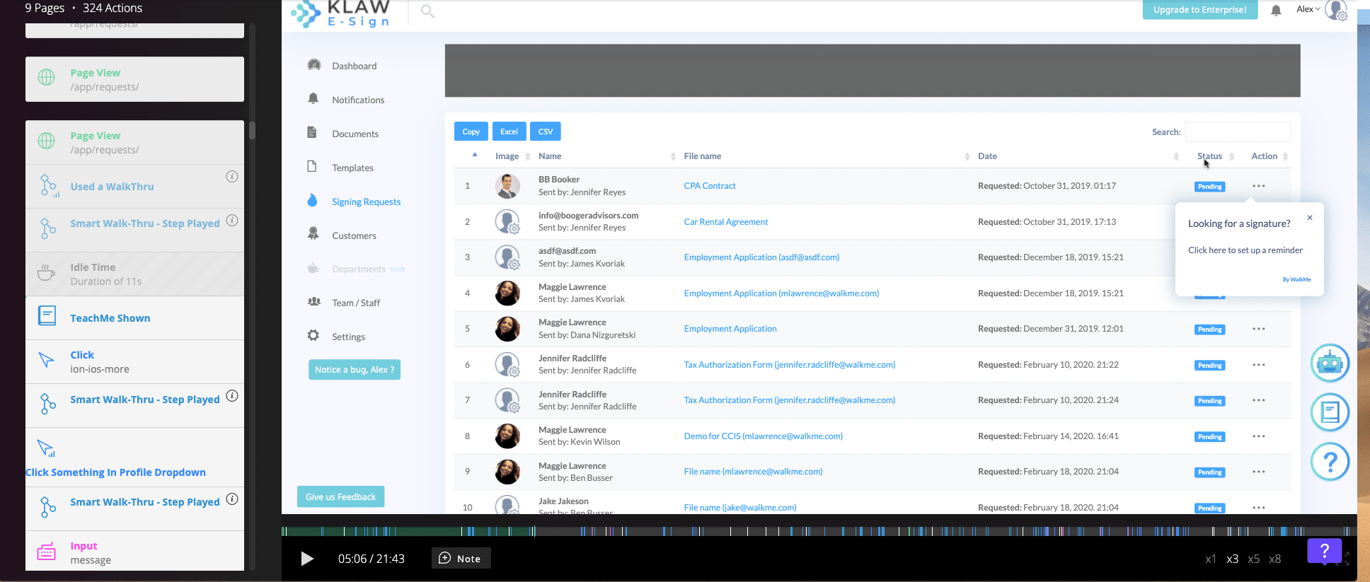 Walkme software