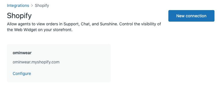 Zendesk Shopify Integration