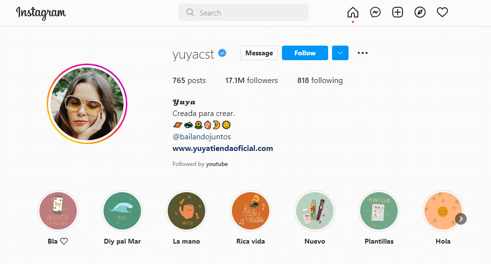 Yuya Instagram Account