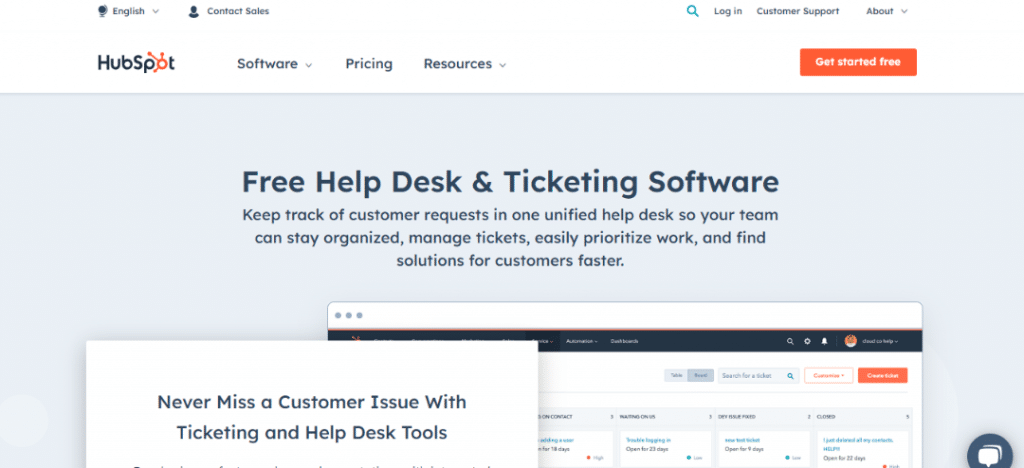 HubSpot Helpdesk