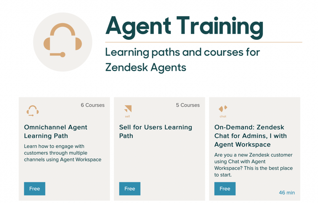 Zendesk Agent Training Courses