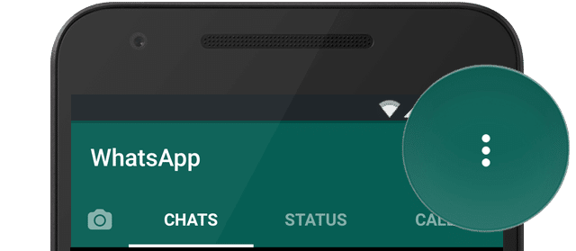 WhatsApp more options