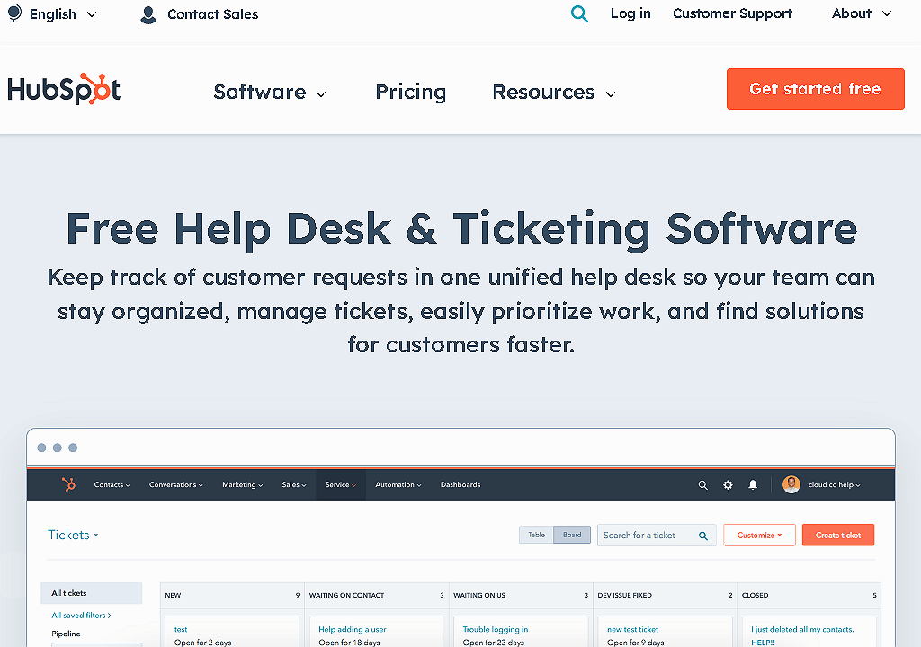 Hubspot-Helpdesk