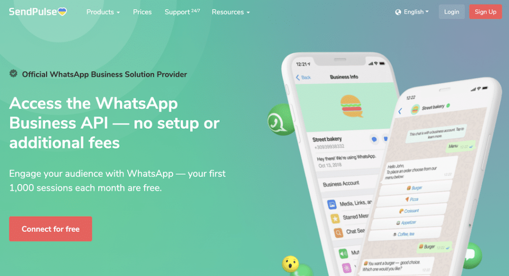 SendPulse WhatsApp Inbox