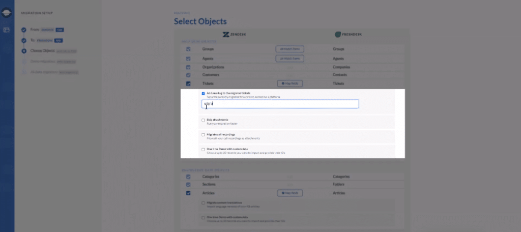 Migration Freshdesk to Zendesk