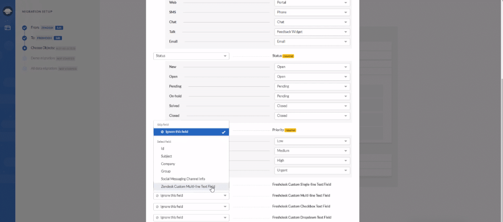 Migration Freshdesk to Zendesk