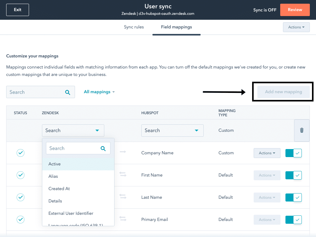 Zendesk HubSpot integration Two-way sync