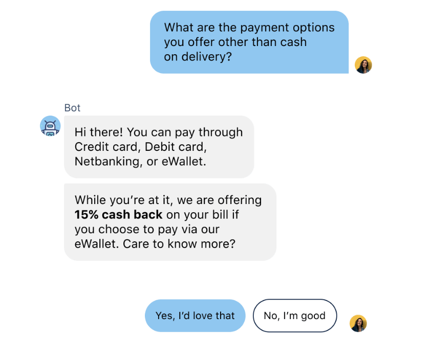Freshchat chatbot