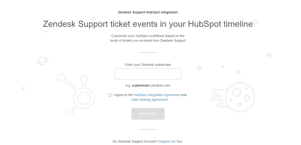 Zendesk HubSpot integration