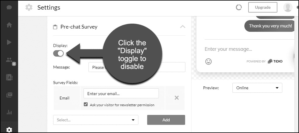 how to use tidio chat in wordpress