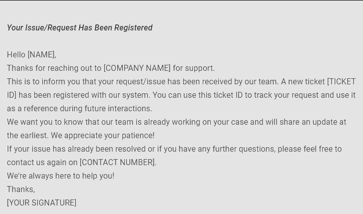 helpdesk templates
