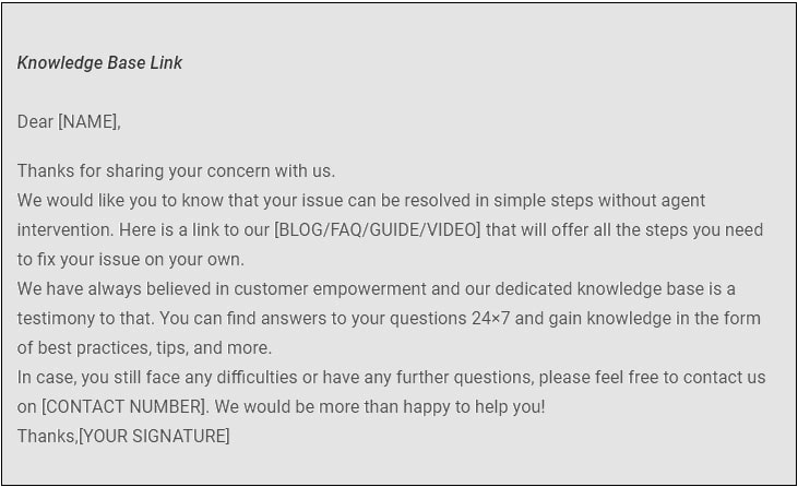 helpdesk templates
