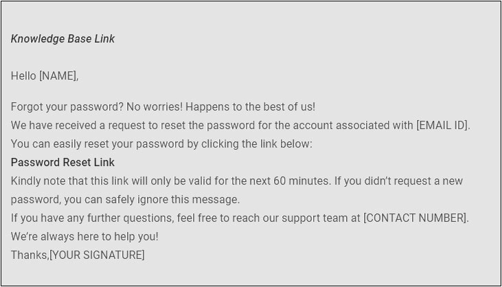 helpdesk templates