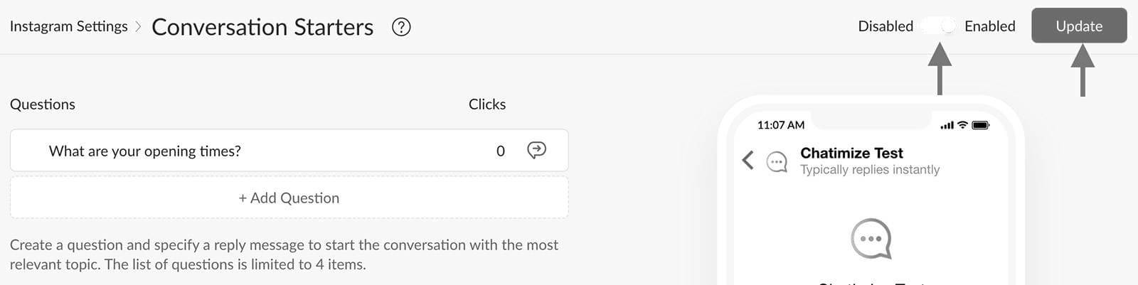 Instagram chatbots