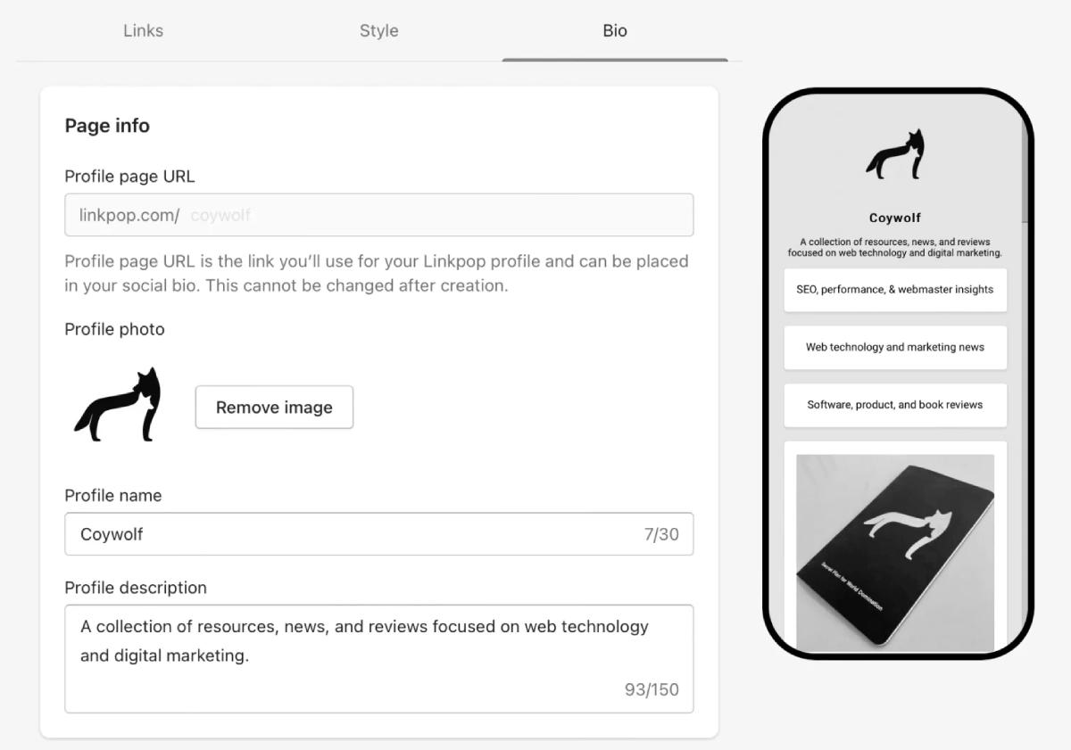 linkpop shopify