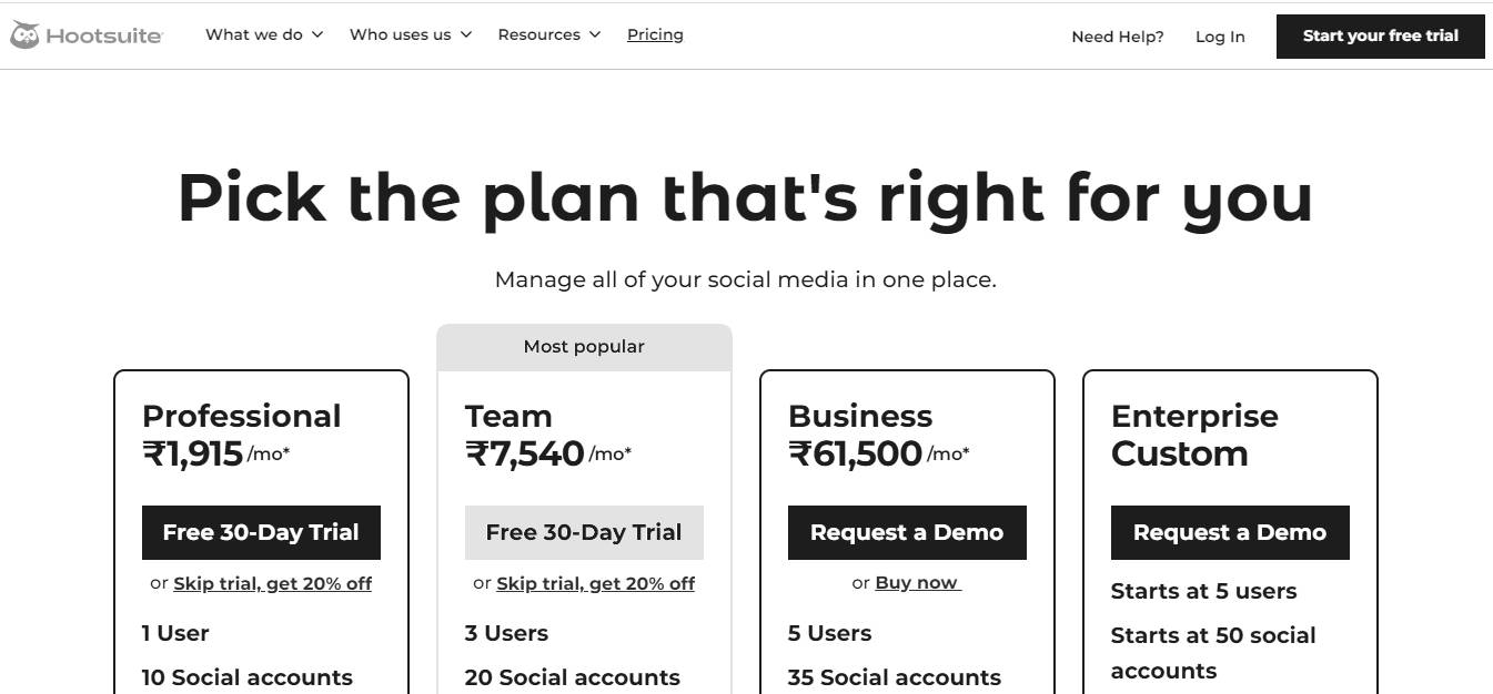 socialpilot vs hootsuite