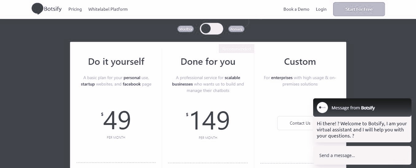 Botsify Pricing